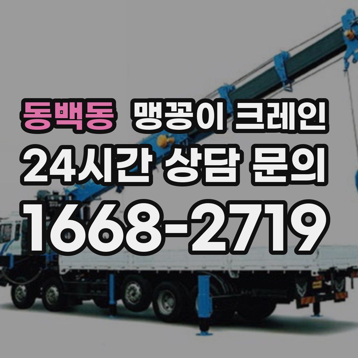 동백동 맹꽁이 크레인