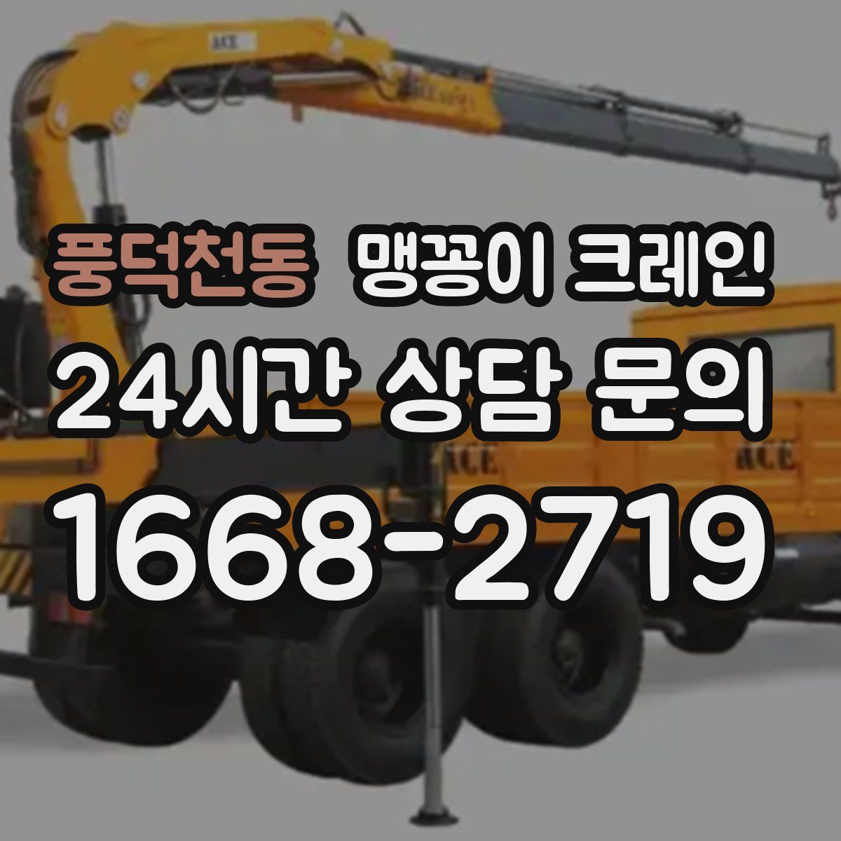 풍덕천동 맹꽁이 크레인
