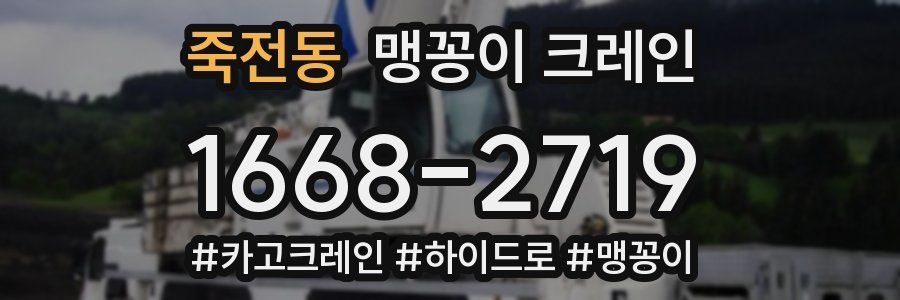 죽전동 맹꽁이 크레인