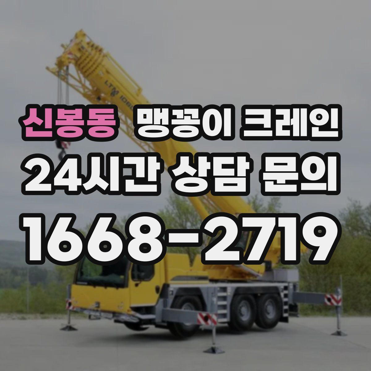 신봉동 맹꽁이 크레인
