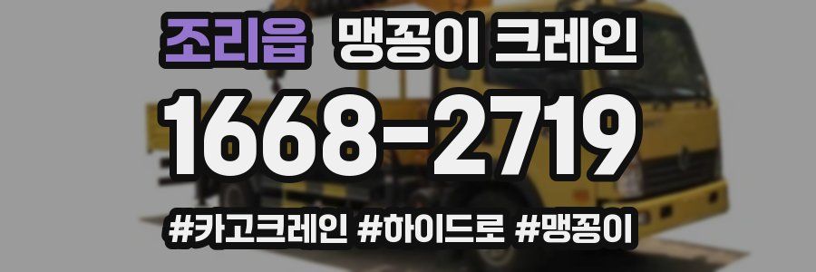 조리읍 맹꽁이 크레인