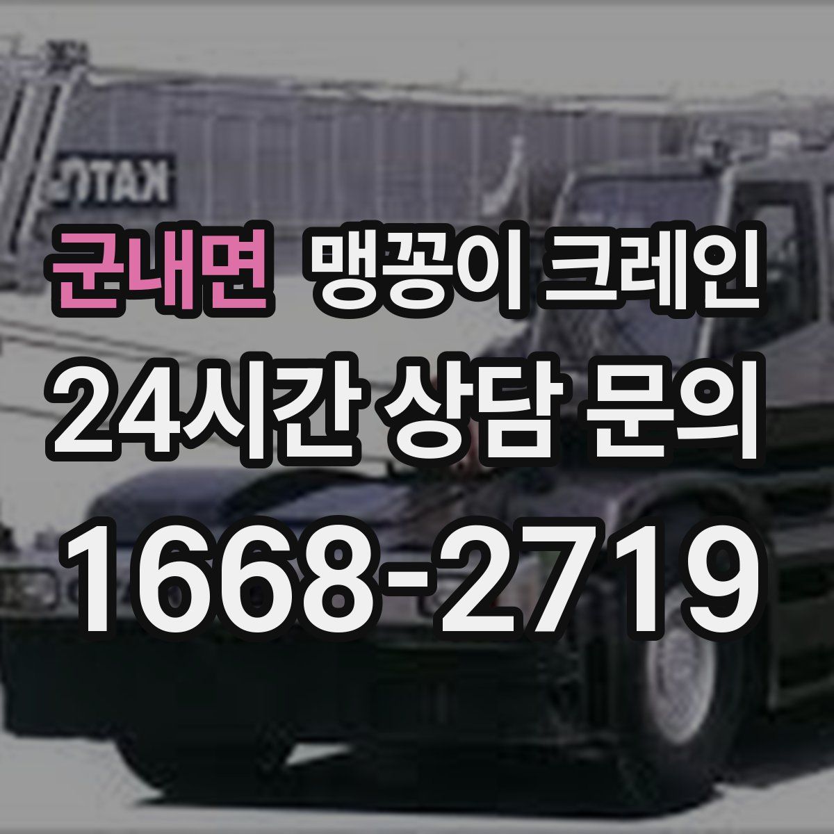 군내면 맹꽁이 크레인