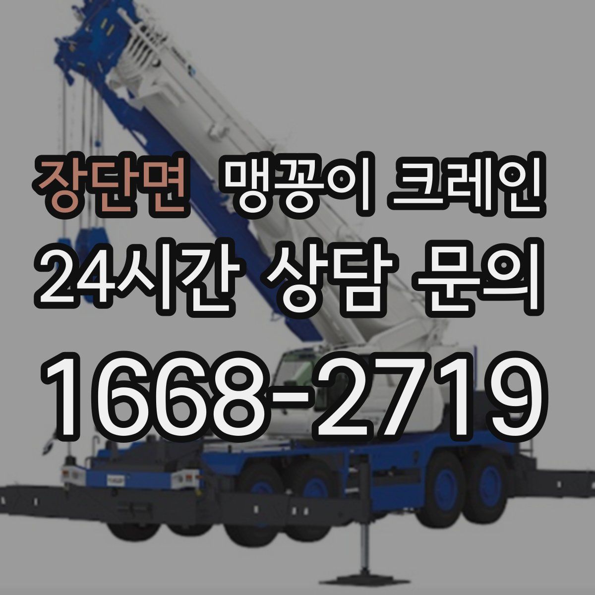 장단면 맹꽁이 크레인