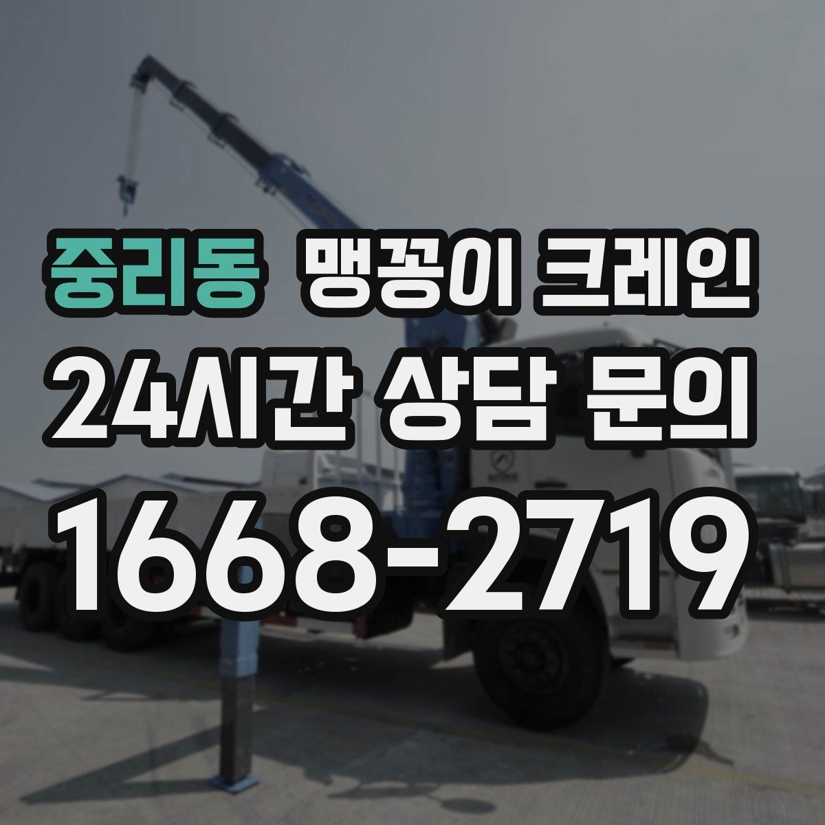 중리동 맹꽁이 크레인