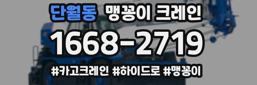 단월동 맹꽁이 크레인
