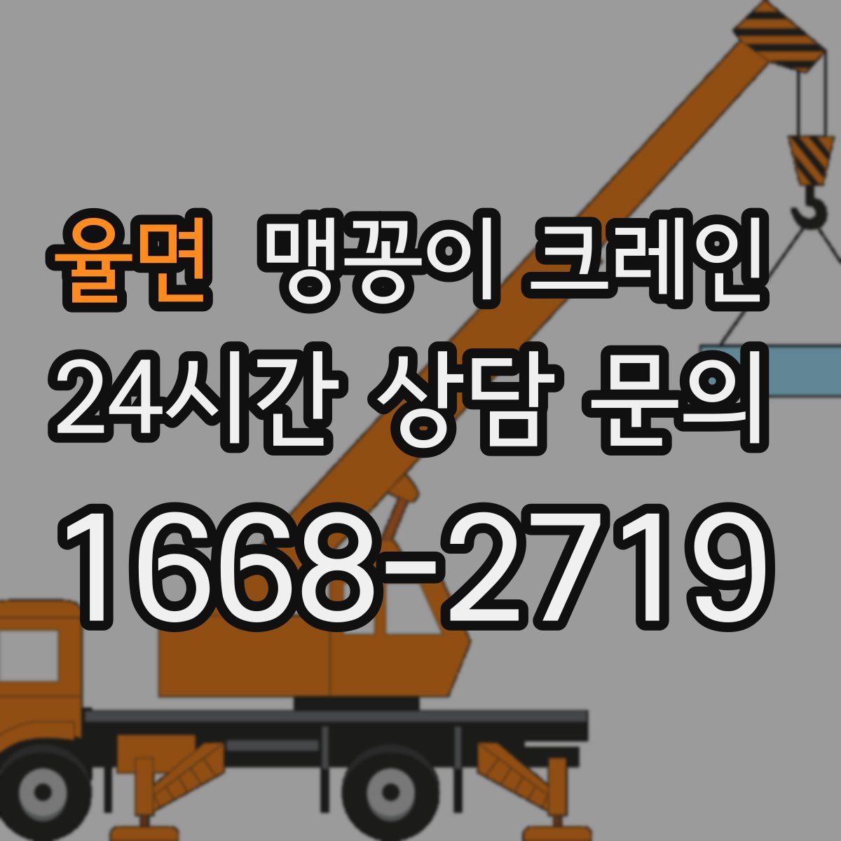 율면 맹꽁이 크레인