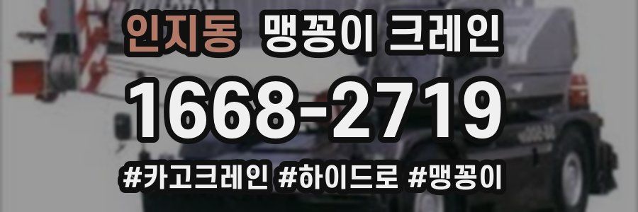 인지동 맹꽁이 크레인