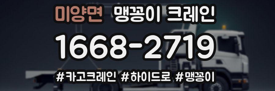 미양면 맹꽁이 크레인