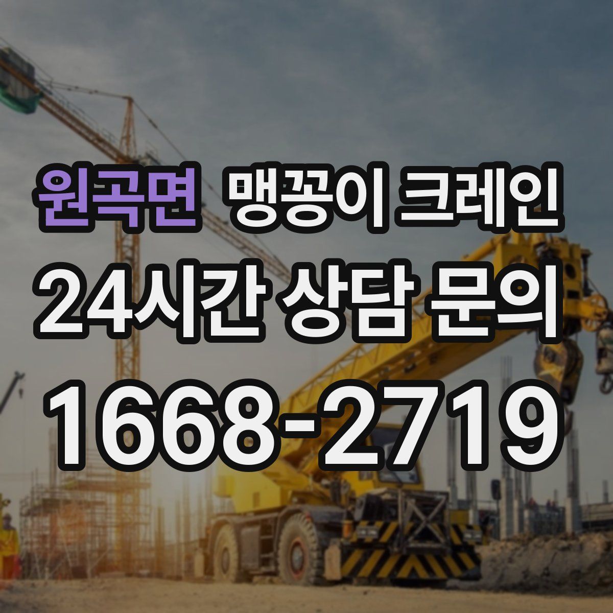 원곡면 맹꽁이 크레인