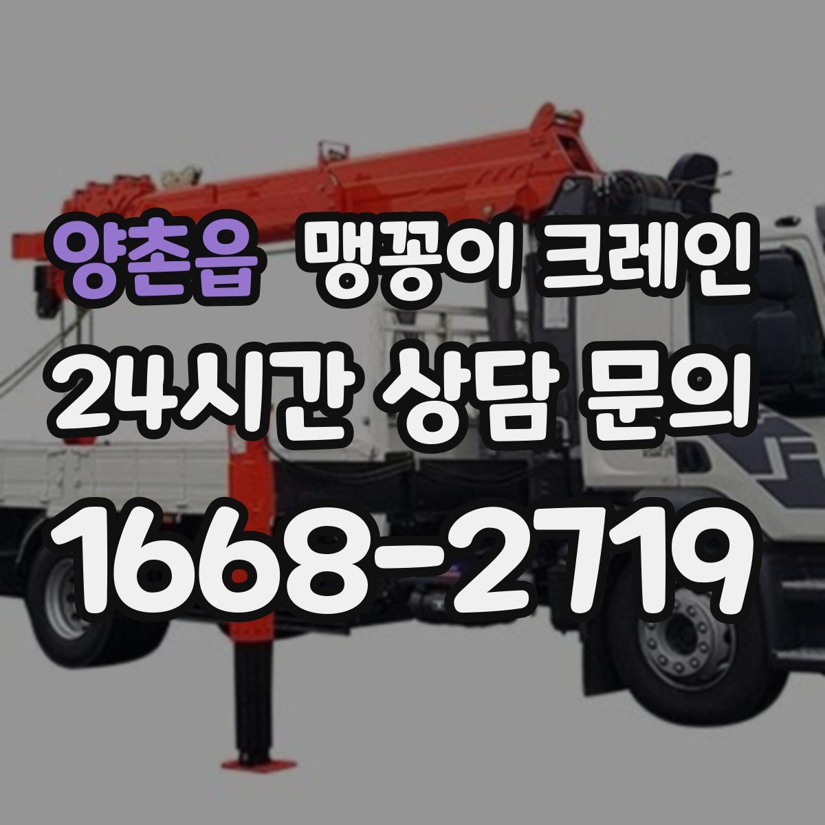 양촌읍 맹꽁이 크레인