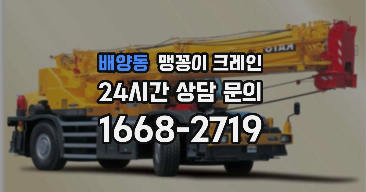 배양동 맹꽁이 크레인
