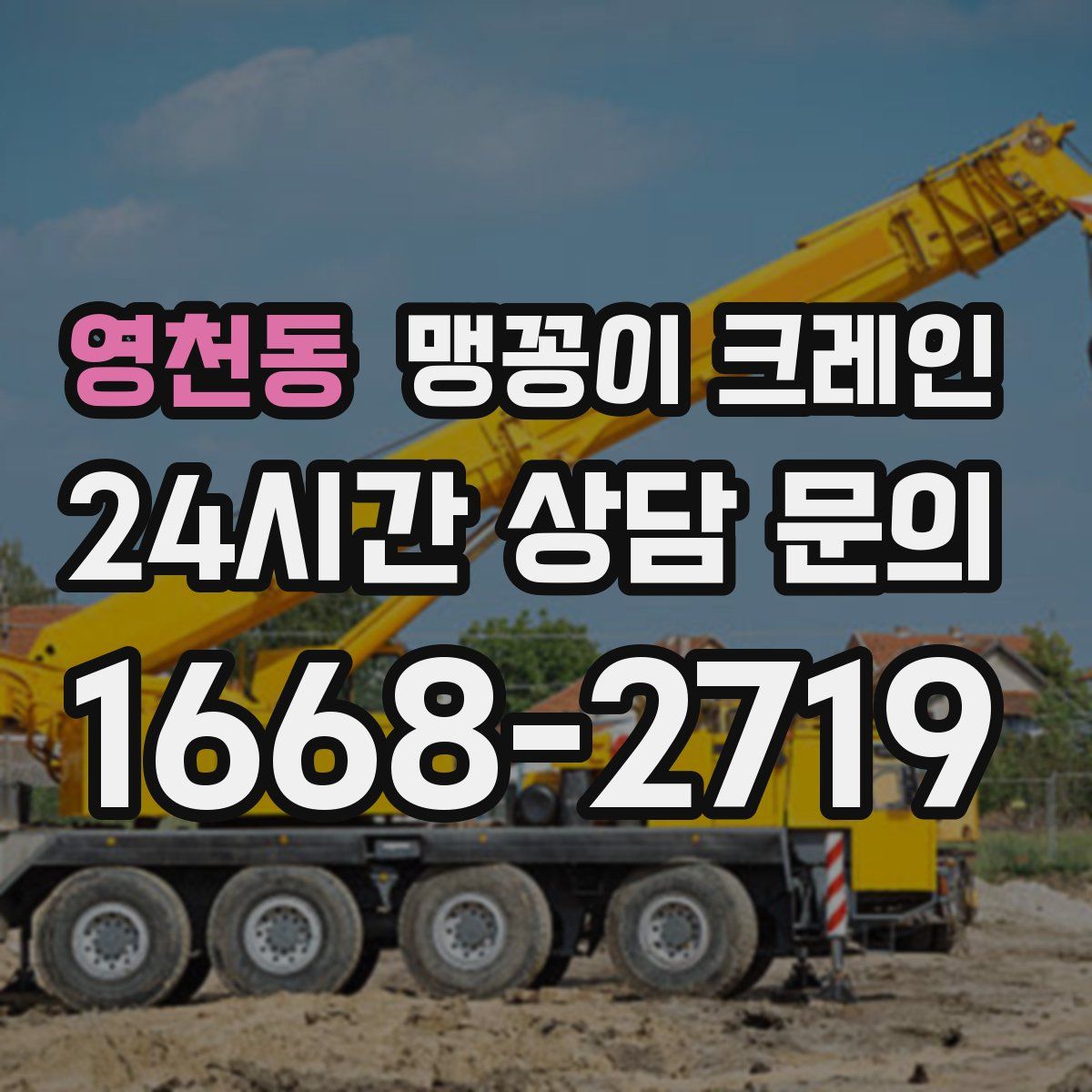 영천동 맹꽁이 크레인