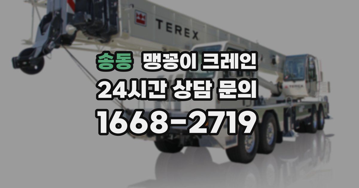 송동 맹꽁이 크레인