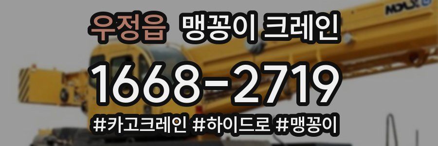 우정읍 맹꽁이 크레인