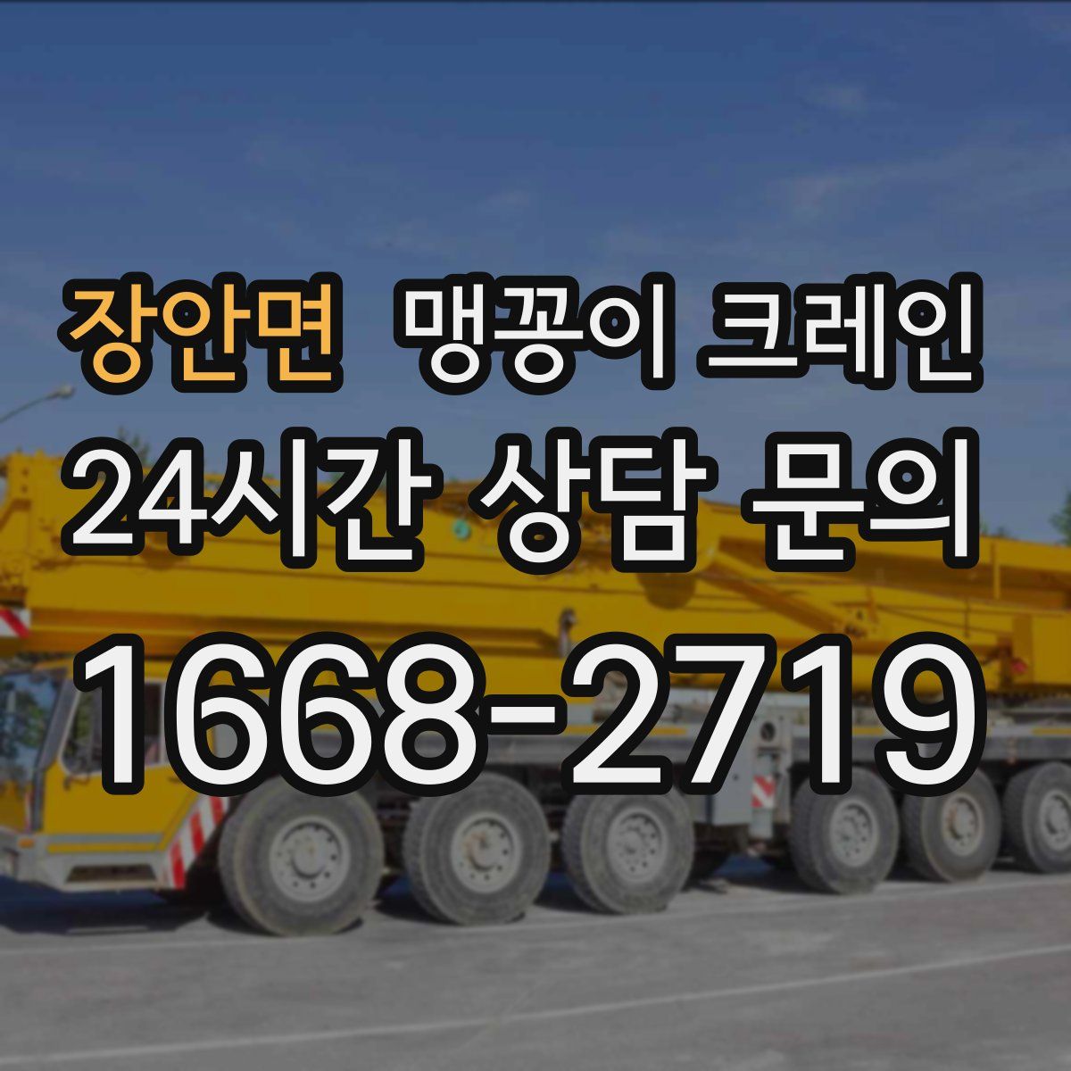 장안면 맹꽁이 크레인