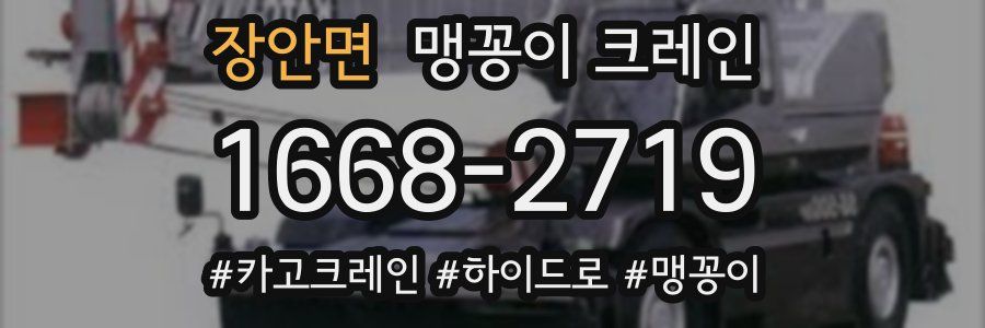 장안면 맹꽁이 크레인