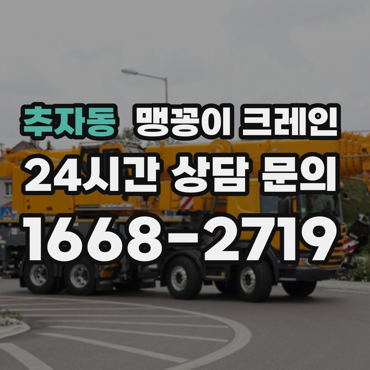 추자동 맹꽁이 크레인