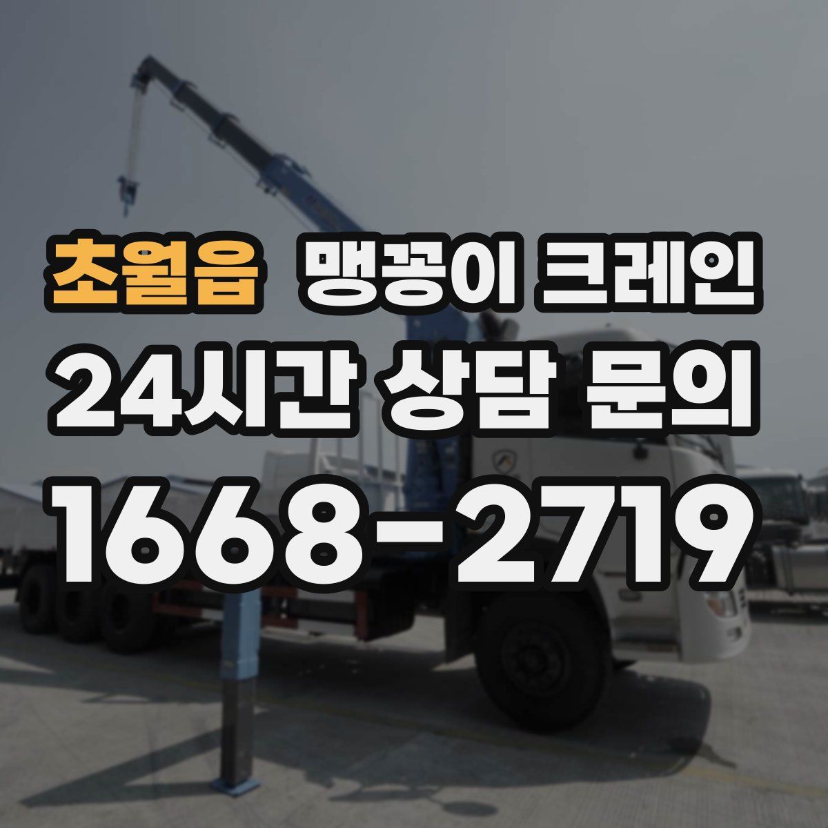 초월읍 맹꽁이 크레인