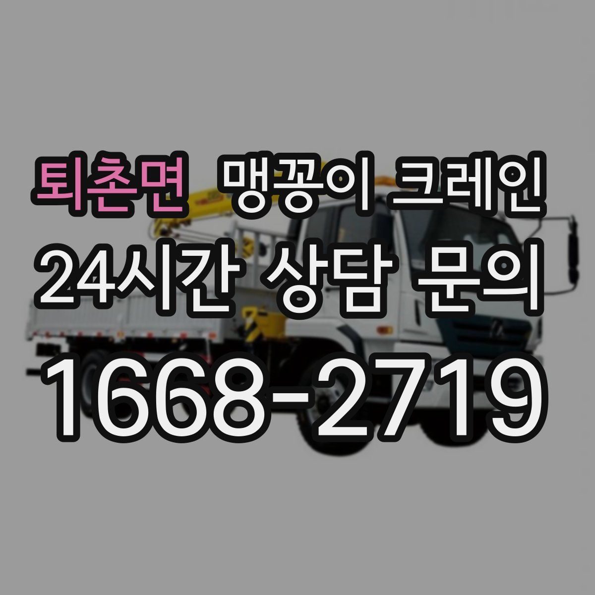 퇴촌면 맹꽁이 크레인