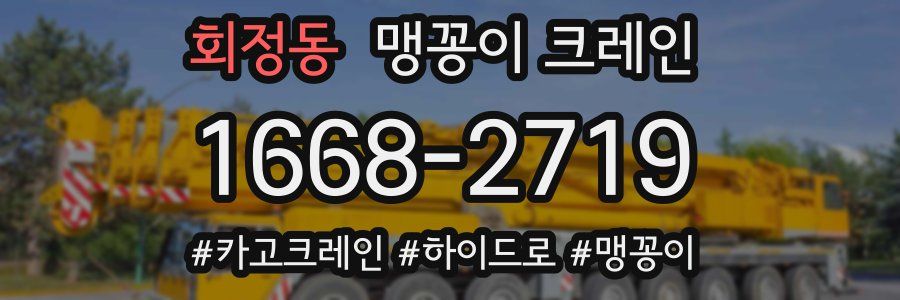 회정동 맹꽁이 크레인