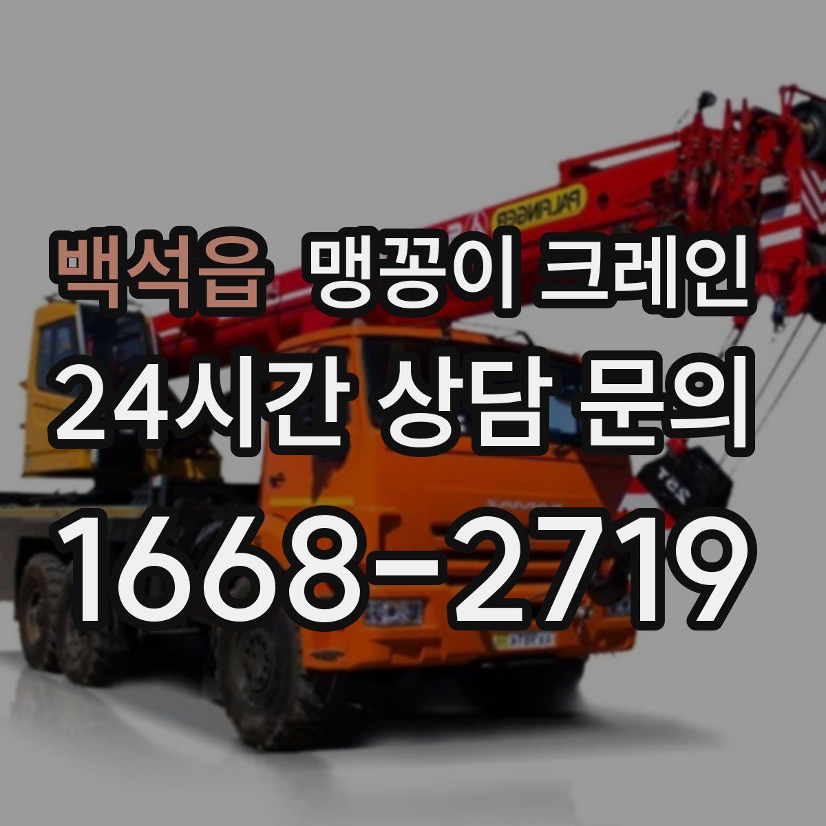 백석읍 맹꽁이 크레인