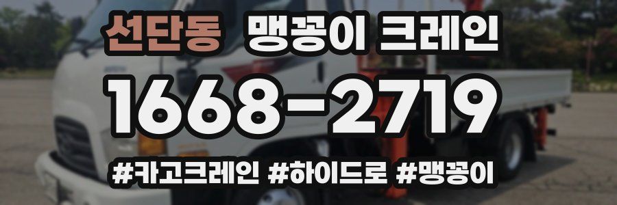 선단동 맹꽁이 크레인