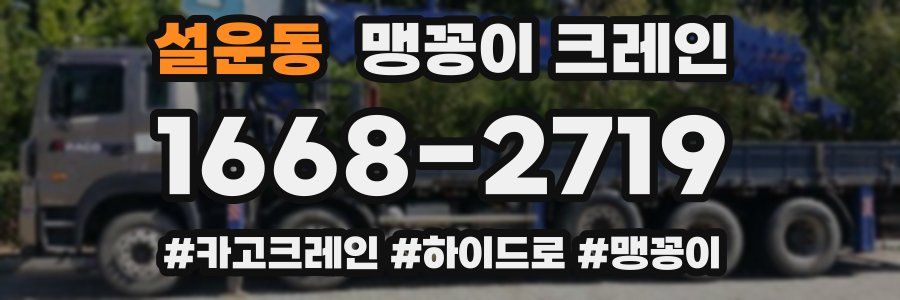 설운동 맹꽁이 크레인