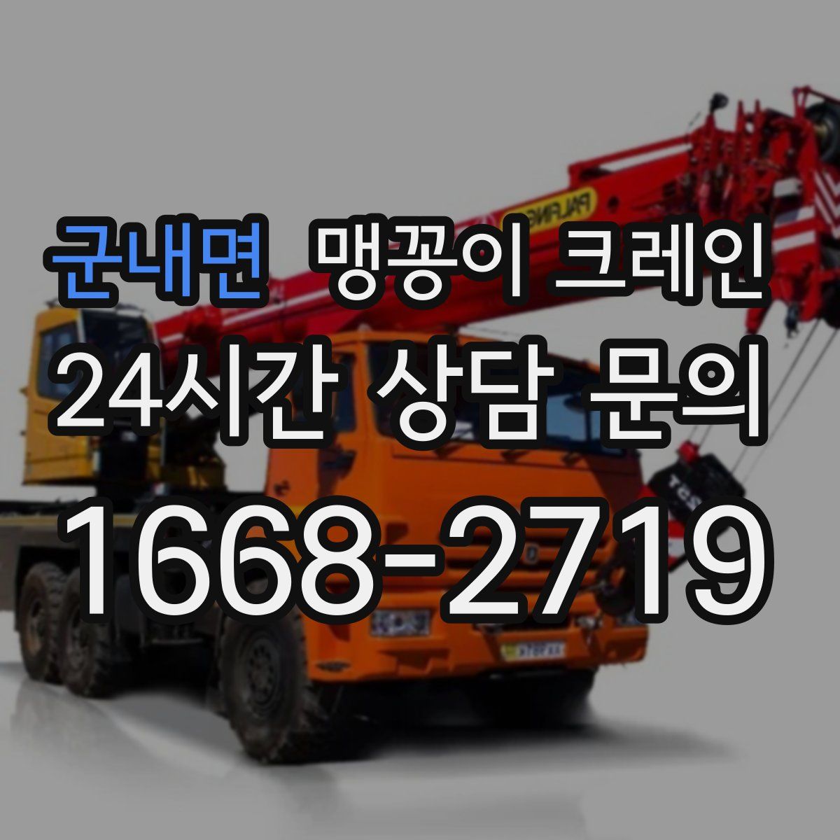 군내면 맹꽁이 크레인