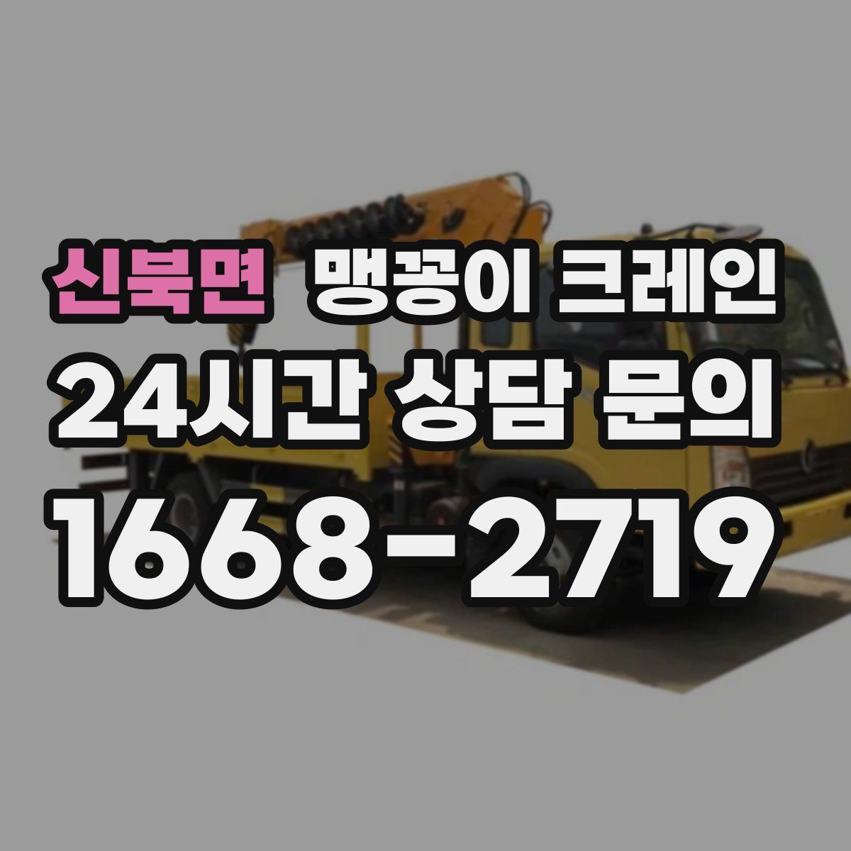 신북면 맹꽁이 크레인