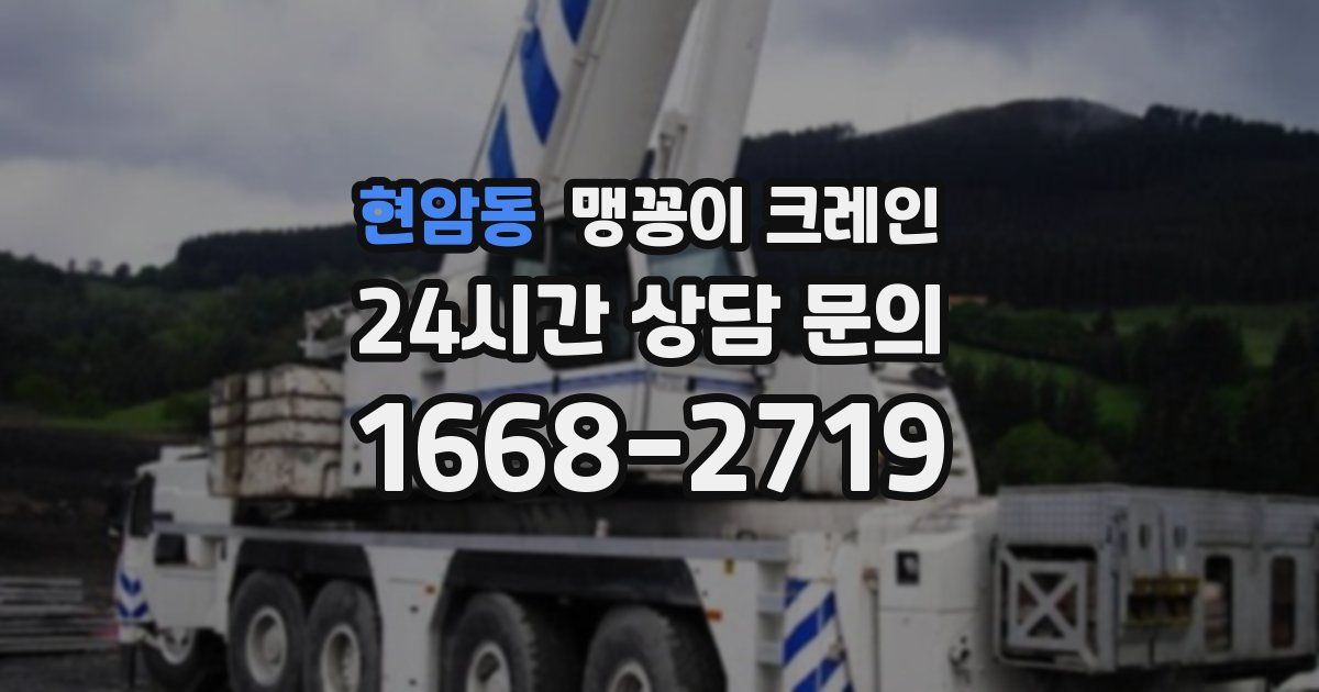 현암동 맹꽁이 크레인