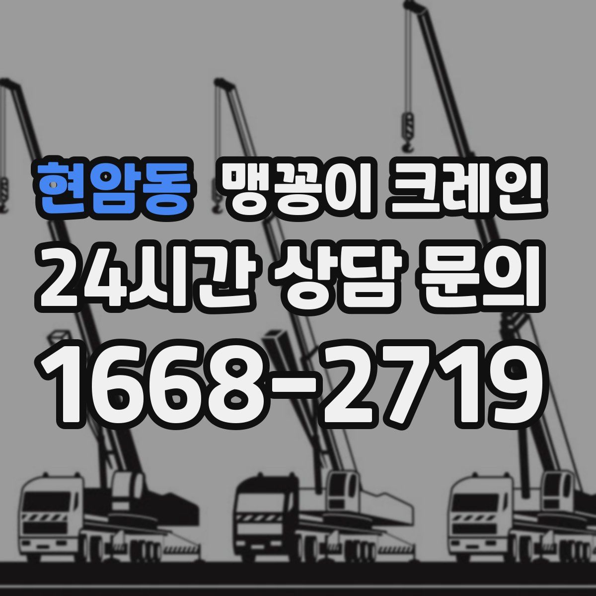 현암동 맹꽁이 크레인