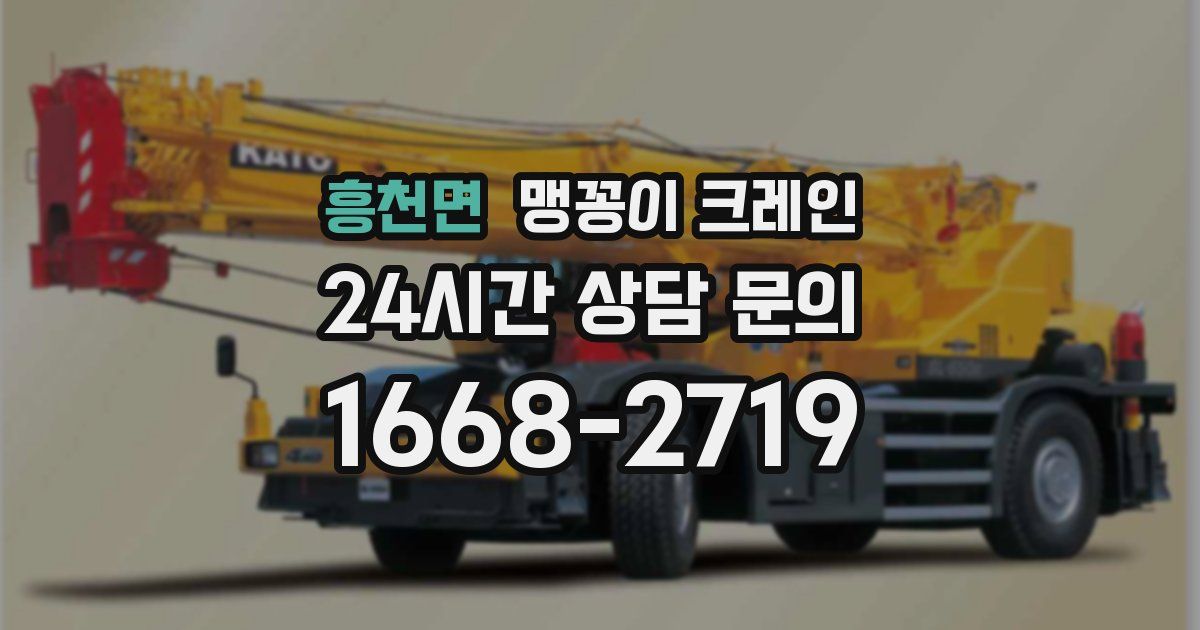 흥천면 맹꽁이 크레인