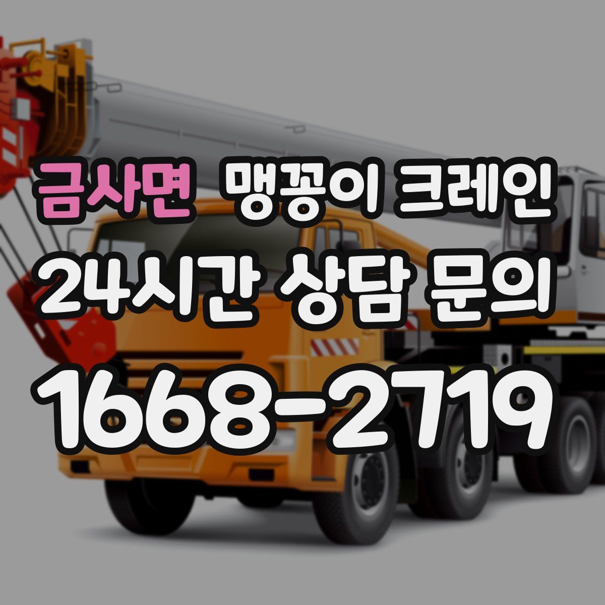 금사면 맹꽁이 크레인