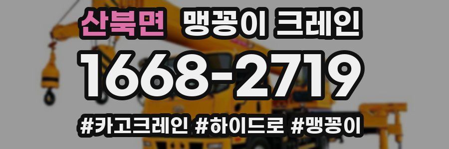 산북면 맹꽁이 크레인