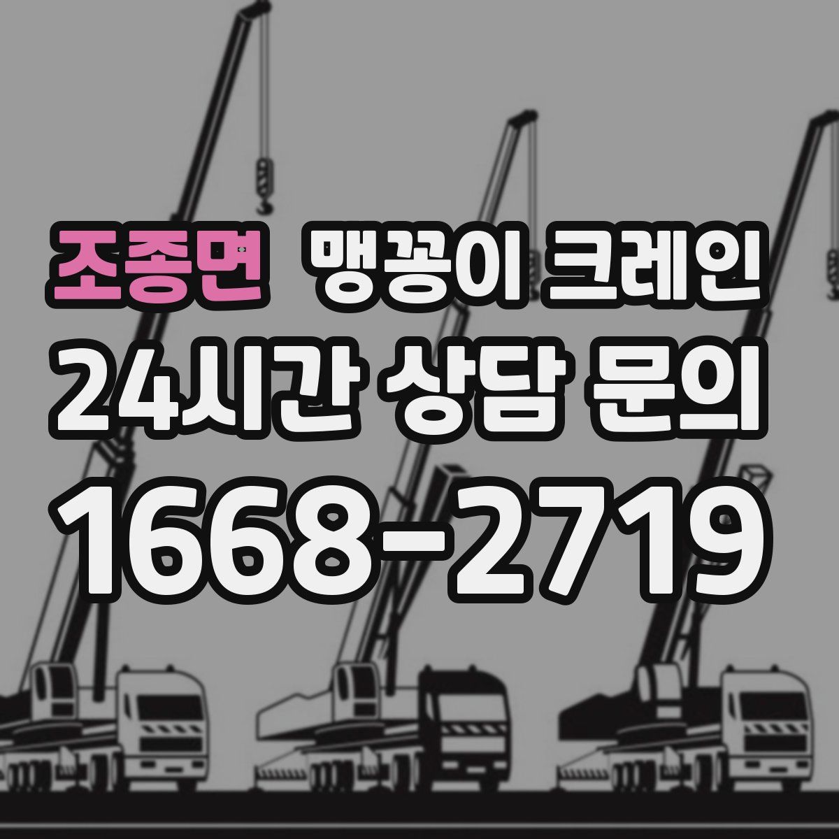 조종면 맹꽁이 크레인