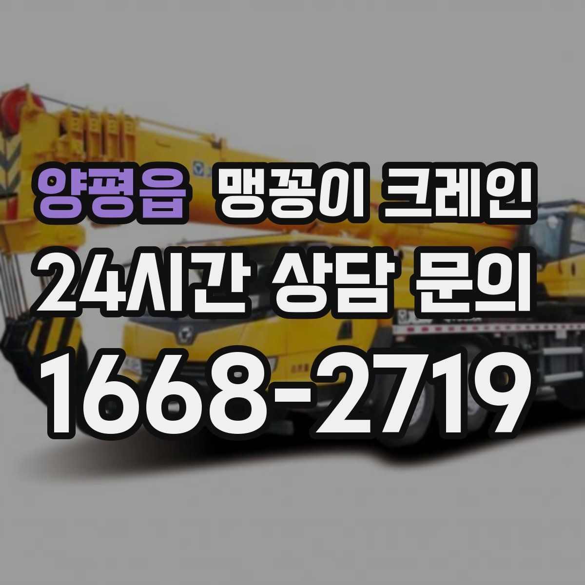 양평읍 맹꽁이 크레인