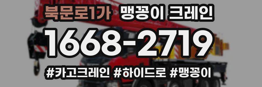 북문로1가 맹꽁이 크레인