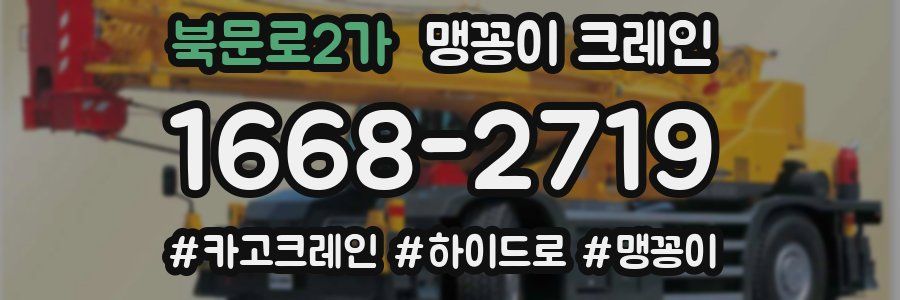 북문로2가 맹꽁이 크레인