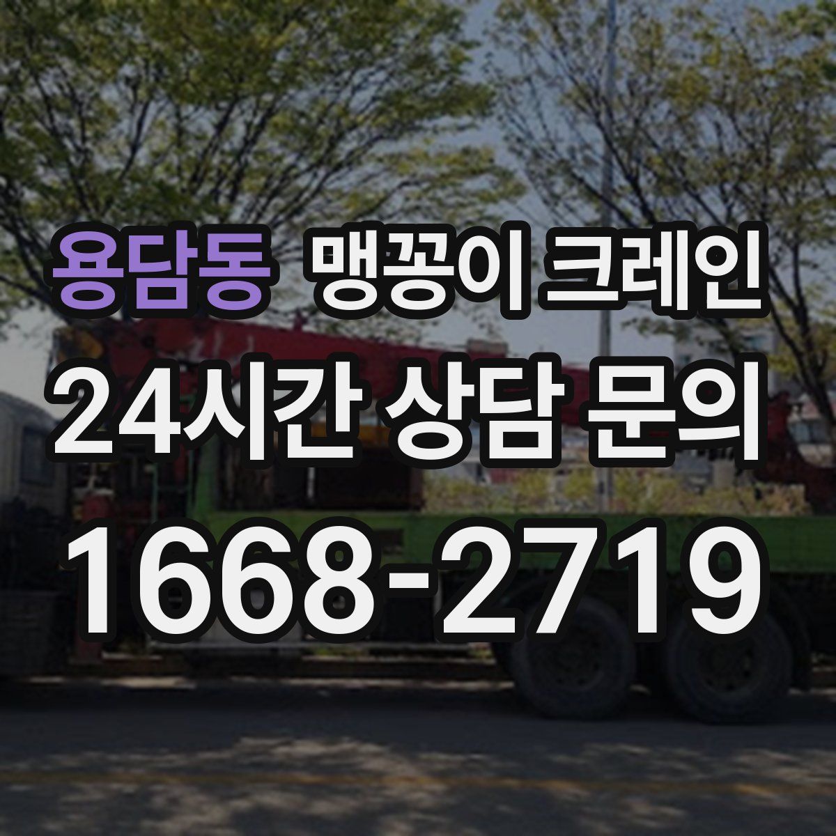 용담동 맹꽁이 크레인