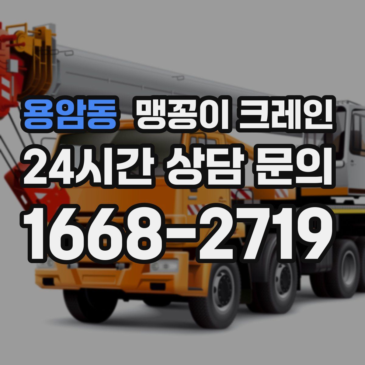용암동 맹꽁이 크레인