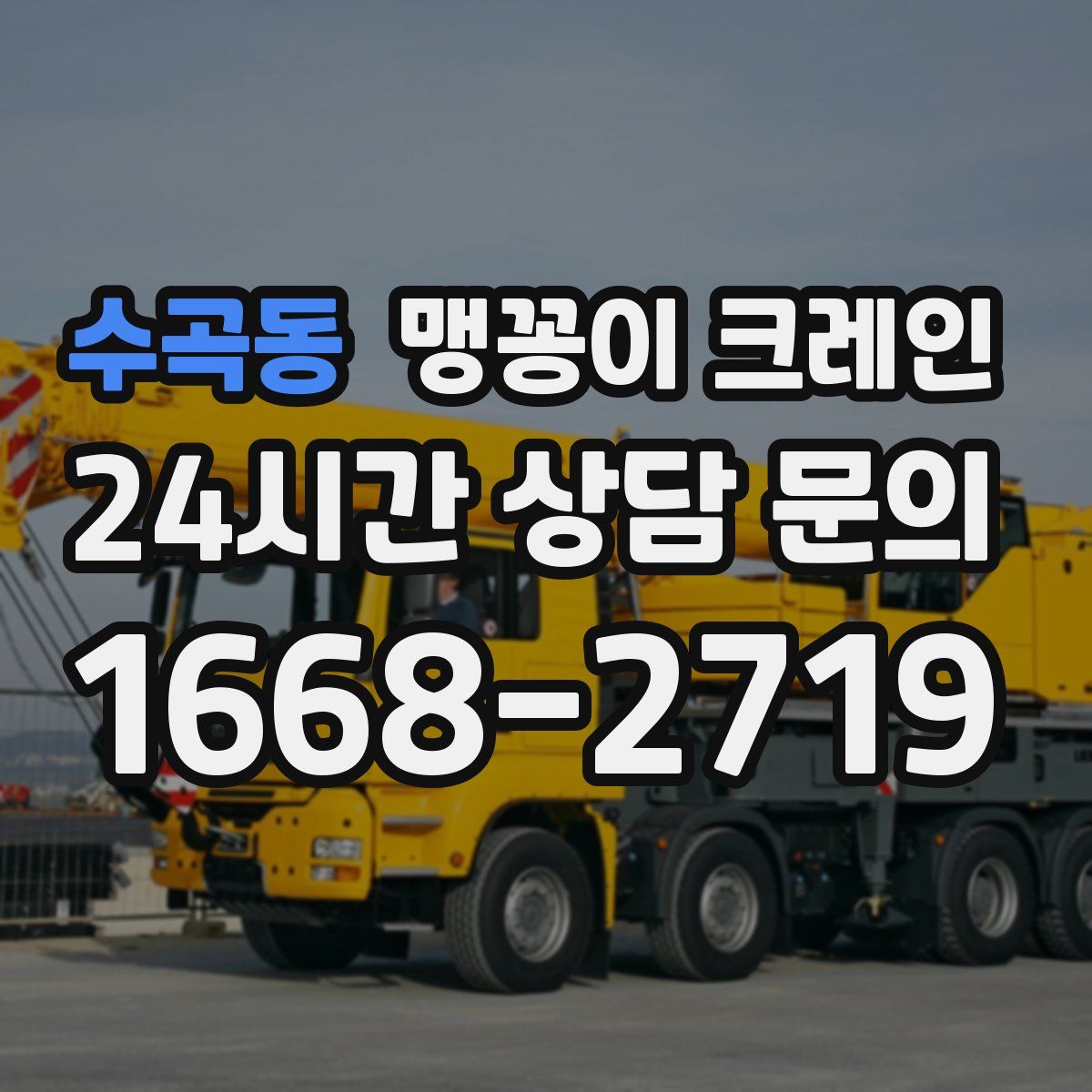 수곡동 맹꽁이 크레인