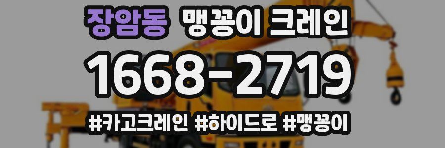 장암동 맹꽁이 크레인