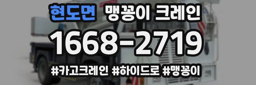 현도면 맹꽁이 크레인