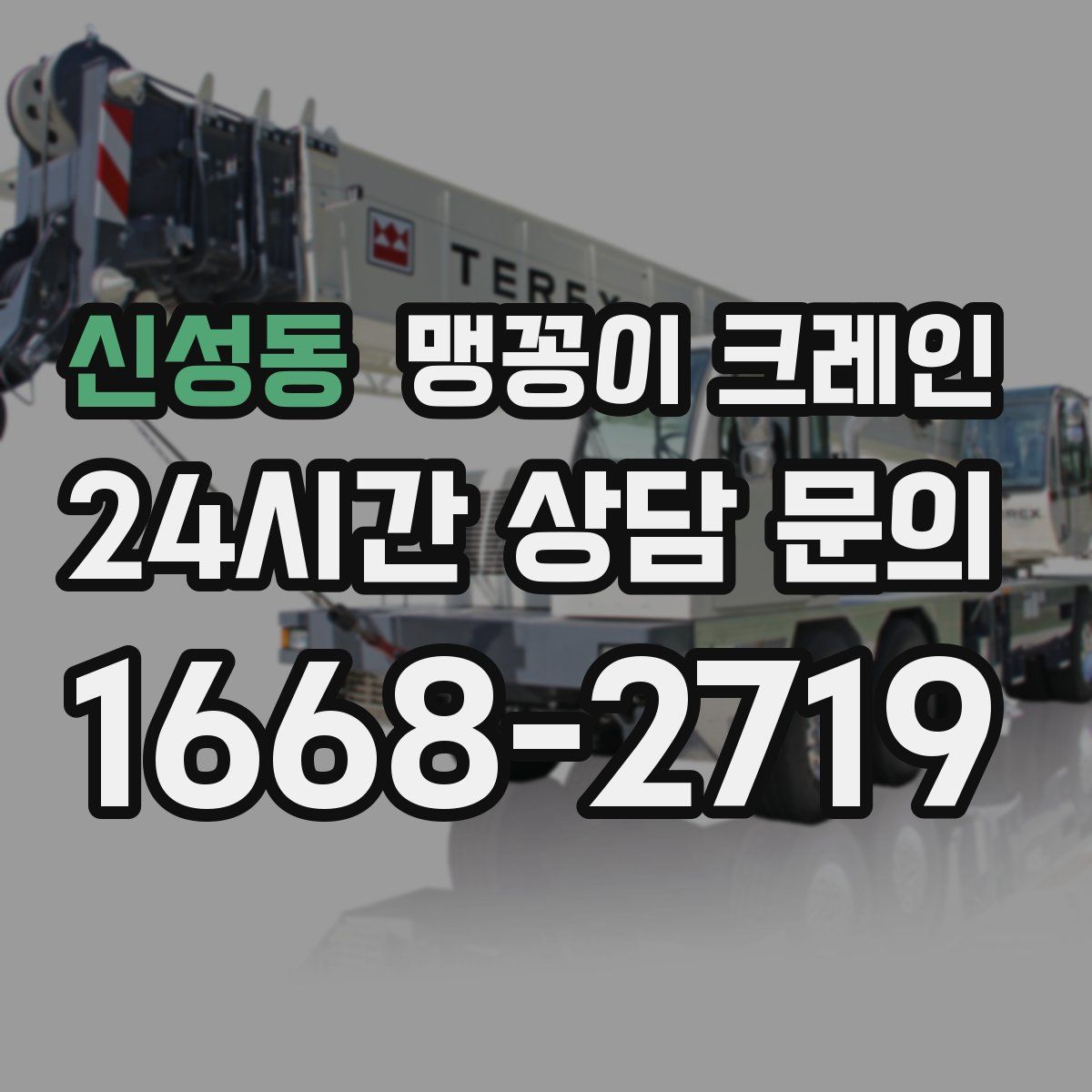 신성동 맹꽁이 크레인