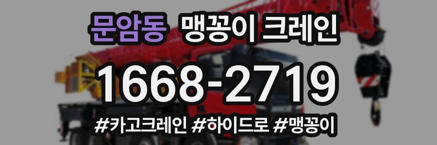 문암동 맹꽁이 크레인