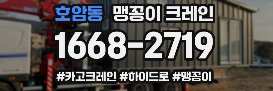 호암동 맹꽁이 크레인