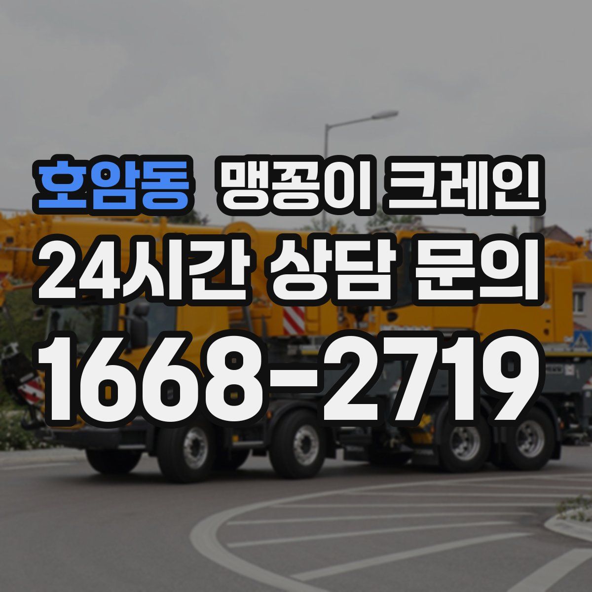 호암동 맹꽁이 크레인