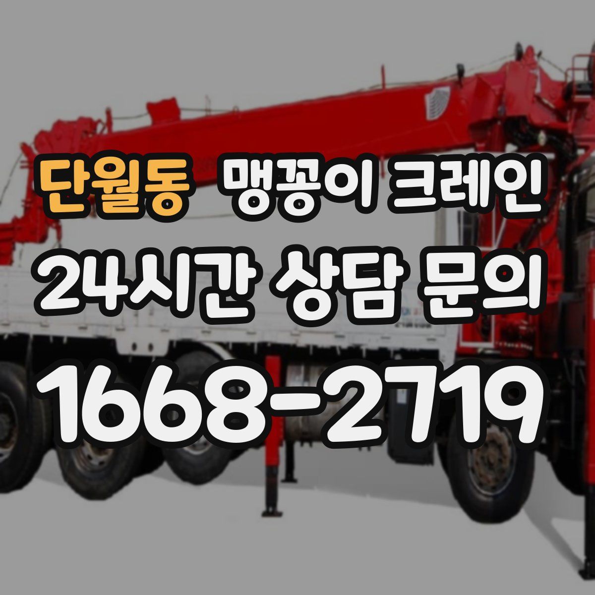 단월동 맹꽁이 크레인
