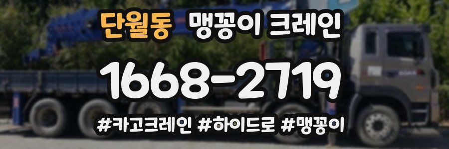 단월동 맹꽁이 크레인