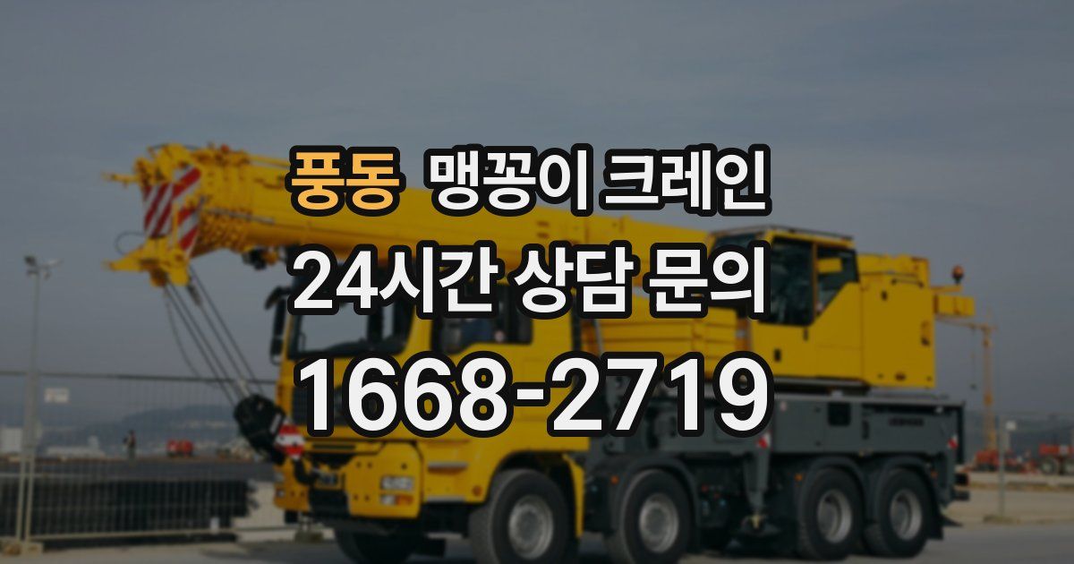 풍동 맹꽁이 크레인